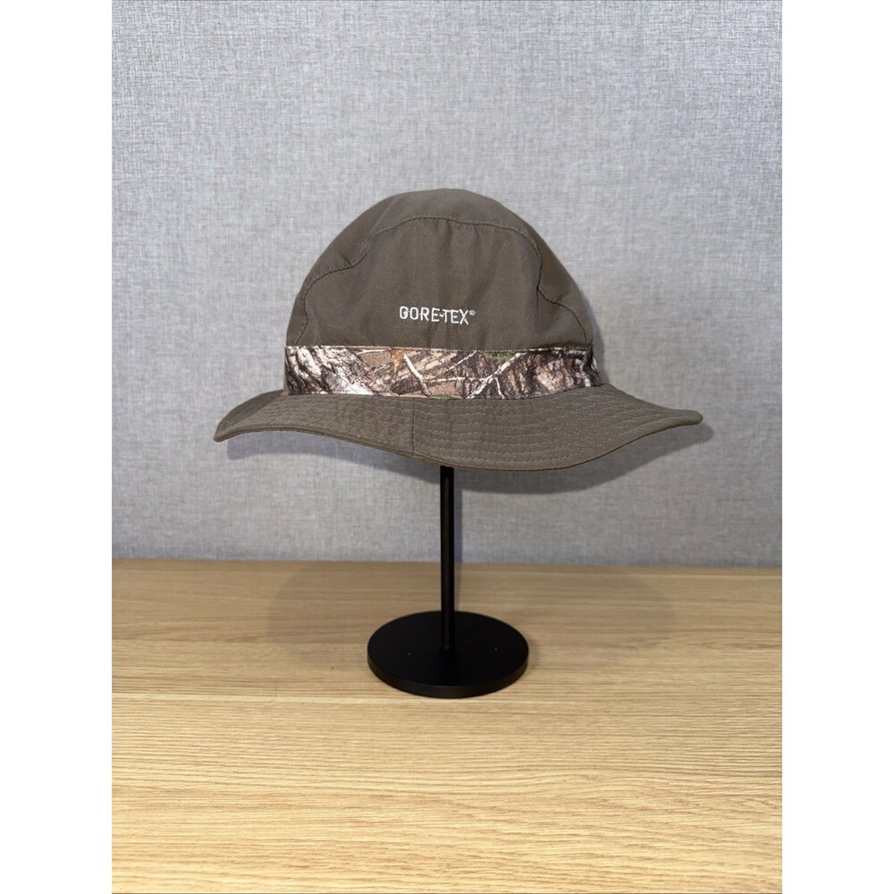 Vintage Hot Shot Gore-Tex Waterproof Hunting Boonie Bucket Hat Realtree Camo ML